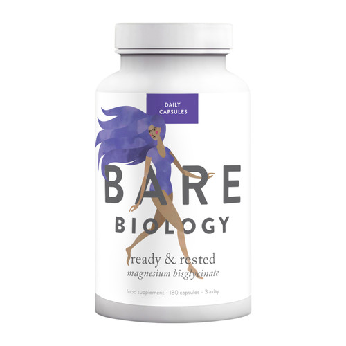 Bare Biology Ready & Rested Magnesium Bisglycinate 180 Vegicaps