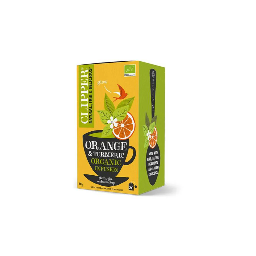 Clipper Turmeric & Orange Organic Infusion 20 Teabags