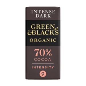 Green & Black's Organic Dark 70% 90g Bar