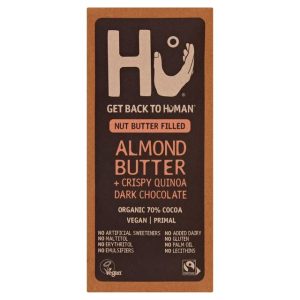 Hu Organic Almond Butter Filled Dark Chocolate + Crispy Quinoa 60g