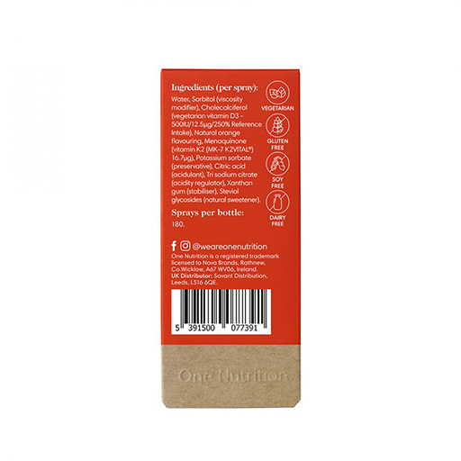 One Nutrition D3 & K2 Oral Spray 30ml - Image 2