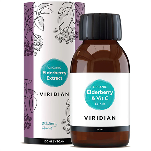 Viridian Organic Elderberry Extract 100ml